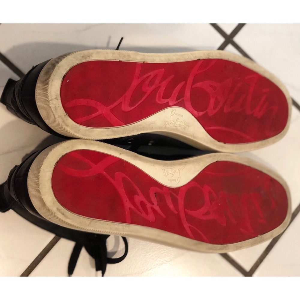 Louboutin Leather High Tops 14 - Picture 5 of 7